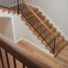 wooden interior staircase