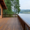lake log homes